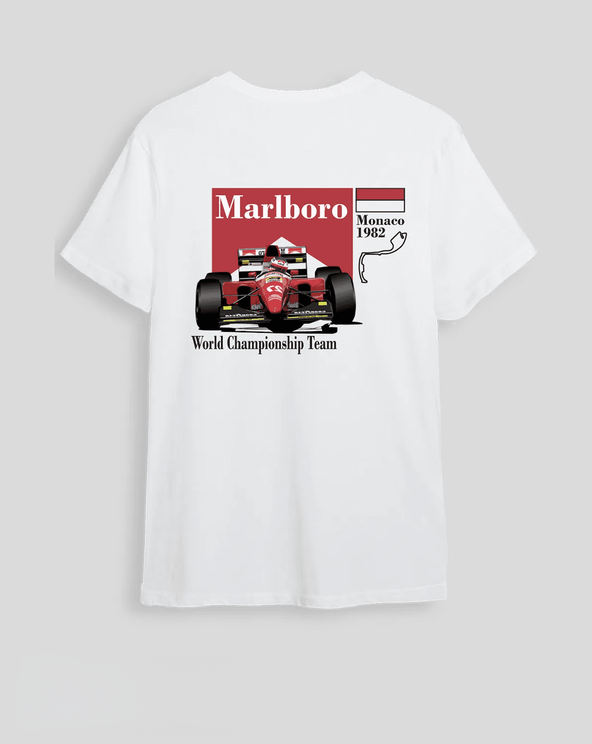 Camiseta Blanca Monaco (Unisex)