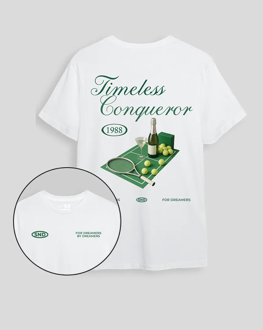 Camiseta blanca Tennis (Unisex)