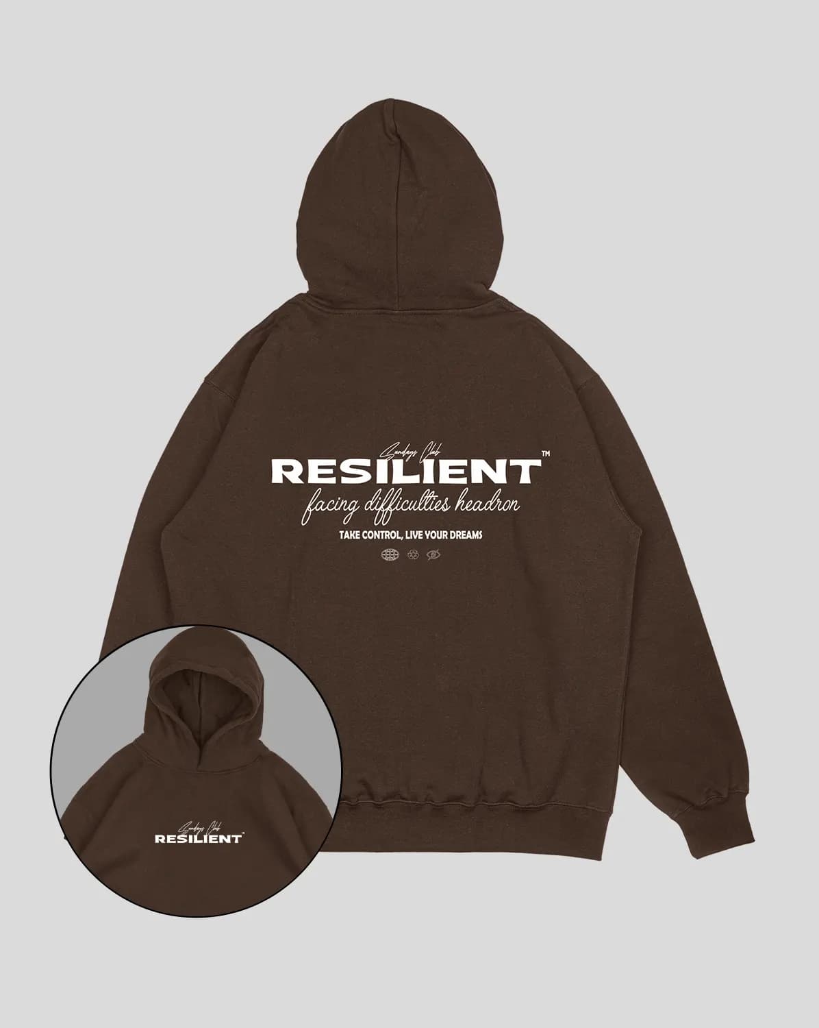 Hoodie café Resilent (Unisex)