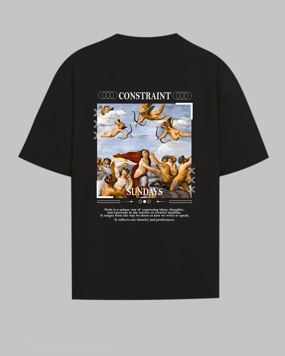 Camiseta Negra Constraint (Unisex)