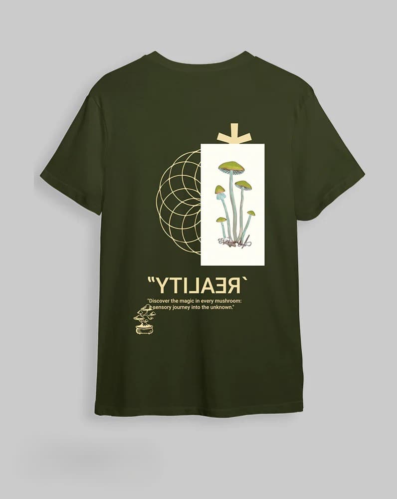 Camisetar Reality Verde Militar (Unisex)