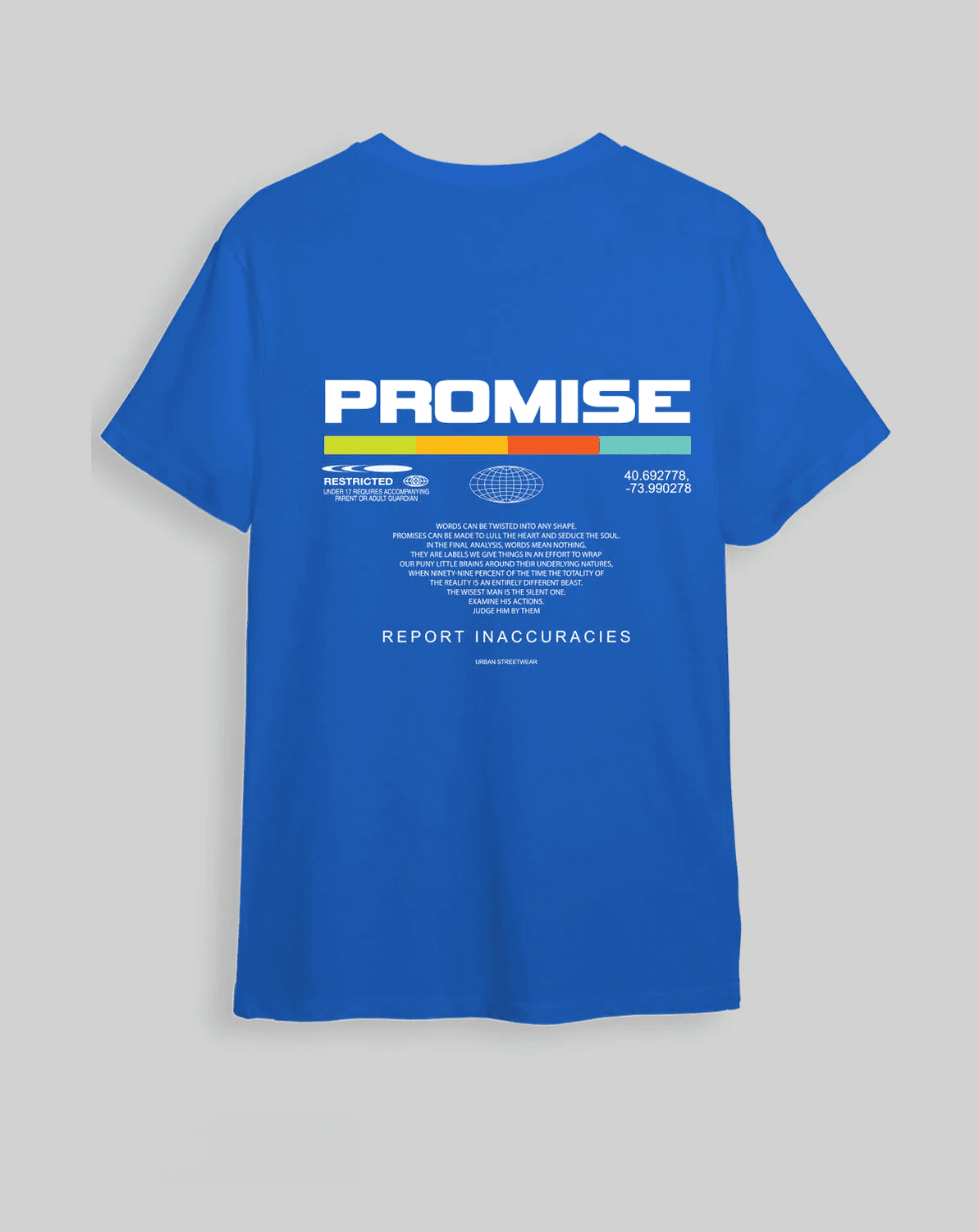 Camiseta Promise Azul (Unisex)