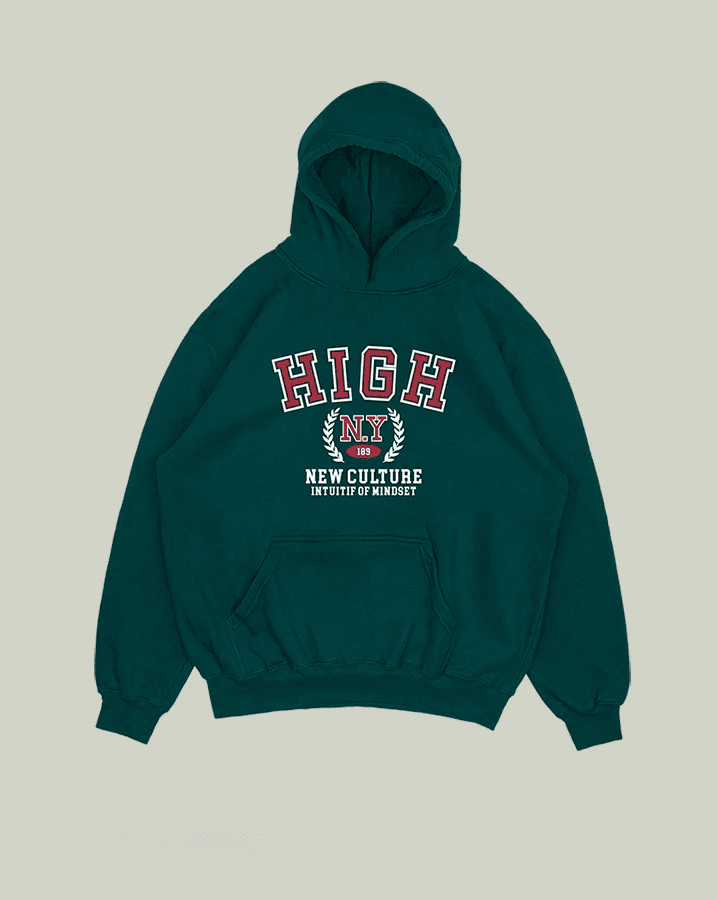 Hoddie University Verde (Unisex)